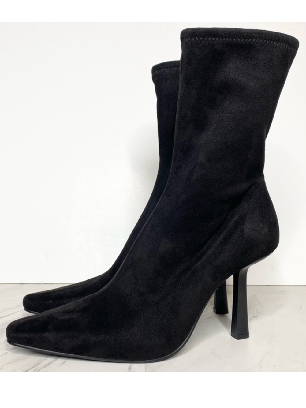 Steve Madden Vakay Black Sock Bootie 11M